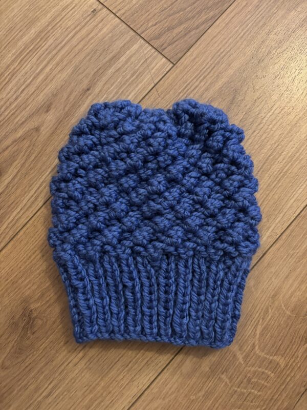 gorro básico azul